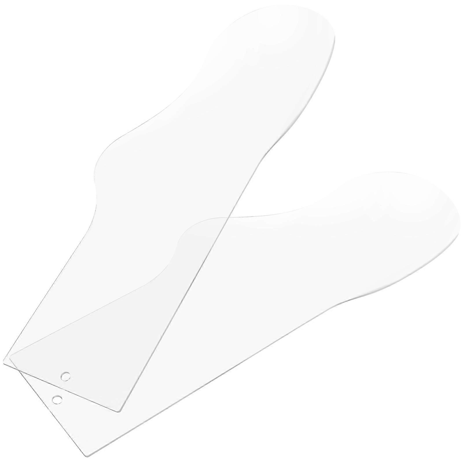 Sock Hanging Panel Acrylic Sock Display Hanging Prop for Decor 2Pcs