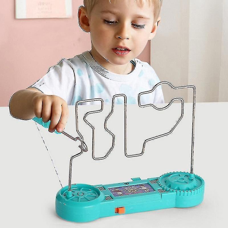 Electric Touch Maze Game Collision Electric Shock Toy Science Experiment Toys For Children