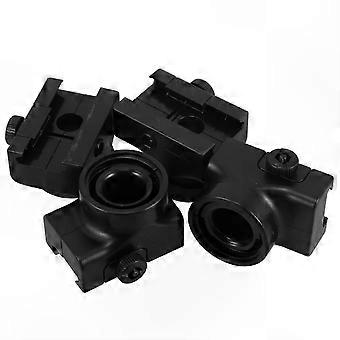 Set van 4 plastic verbindingsstukken voor spuitballenschieters.