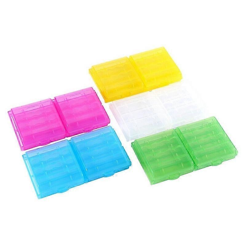 Hard Case 5 Plastic Box Storage Holder Multifunctional Colors Transparent