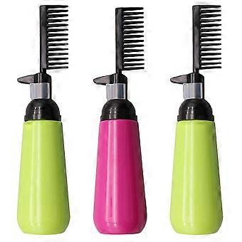 Hair Dye Comb Bottle for Root Application 3Pcs Hair Dye Bottles
