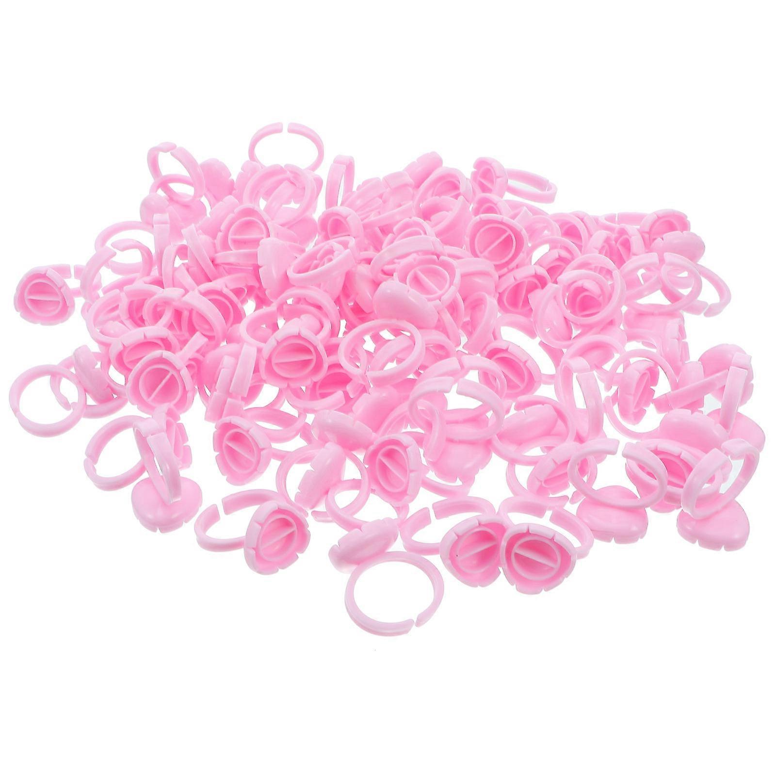 Plastpigmentringkopp for øyevippesminke 100 stk. ringkopper