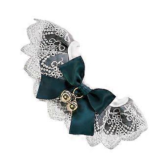 Adjustable Pet Collar Fancy Cat Collar 2Pcs Decorative Kitten Neckwear