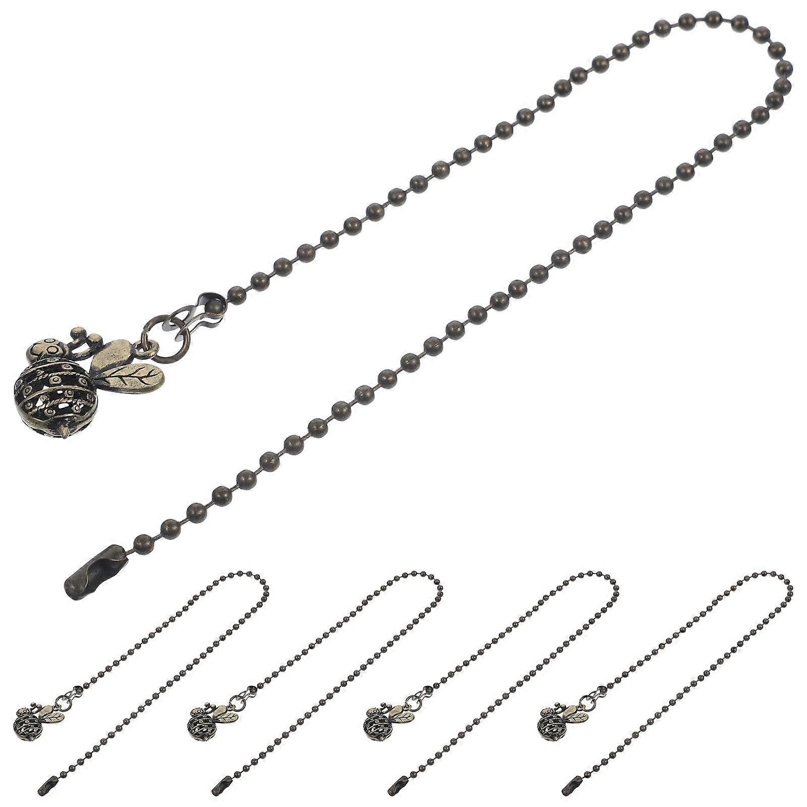 Bee Ceiling Fan Pull Chain Metal Extender for 5Pcs Ceiling Fan Pull Chains