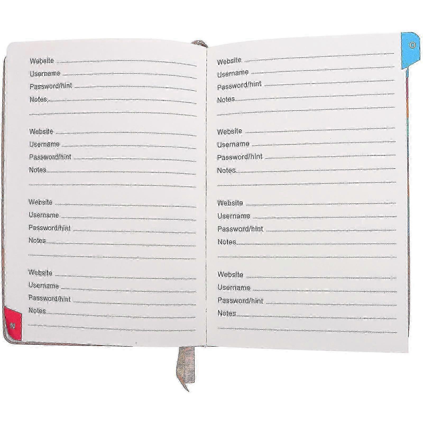 Address Book Small Book A5 Assorted Color Rectangular Pu Management Notebook 1Pcs