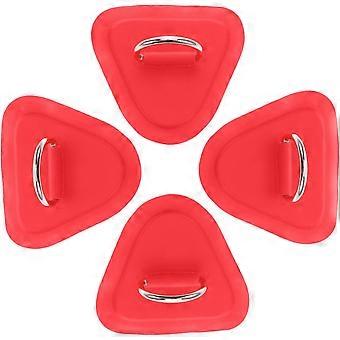 4-teiliges Kajak-Seilschlaufen-Set, Kanu-Seilverschlüsse, elastische Kordeln mit Haken, Ringflicken für Surfbretter, Zubehör