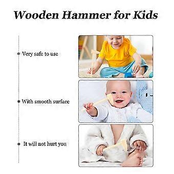 Small Hammers Wooden Hammer for Knocking Use 15Pcs Mini Mallets Kids Toy