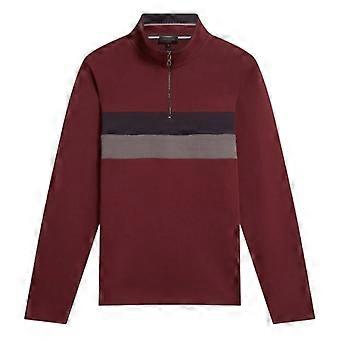 Ted Baker Herren Fleece-Oberteil mit Viertelreißverschluss