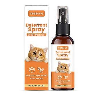 Natural Cat Deterrent Spray Stop Cat Scratching on Furniture Curtains Plants Effective Pet Training Aid