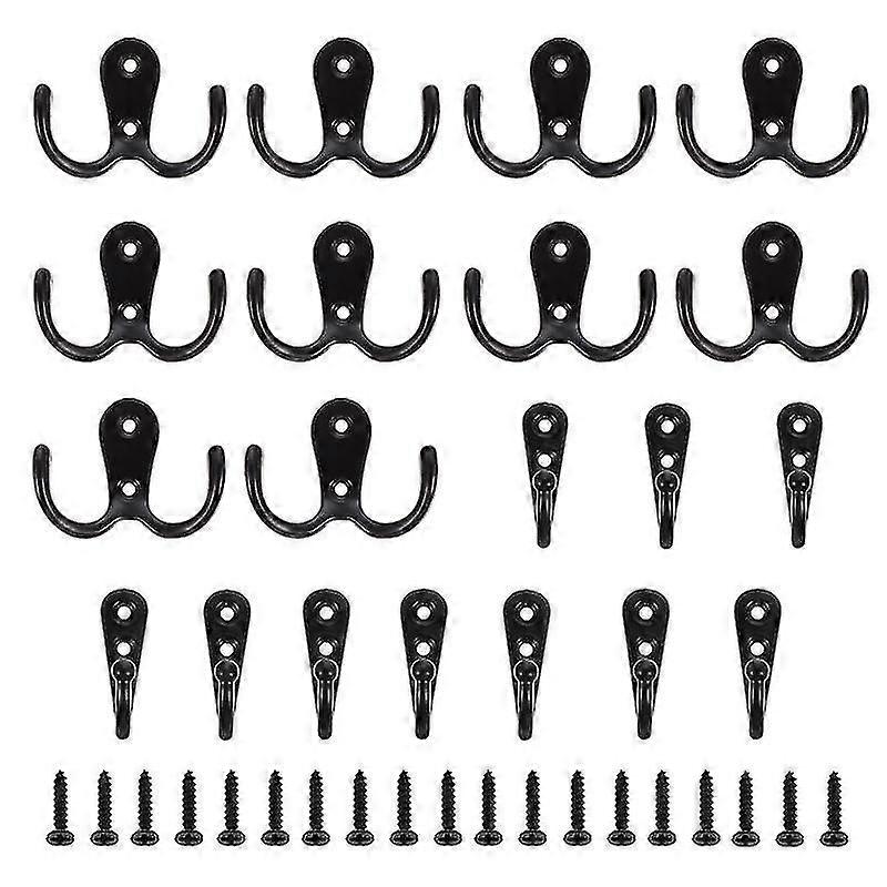 20pcs Storage Hooks, Wardrobe Hooks