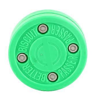 Eishockey Puck Polyoxymethylene Green Dryland Puck kompatibel Tägliches Training Rollschuhlaufen