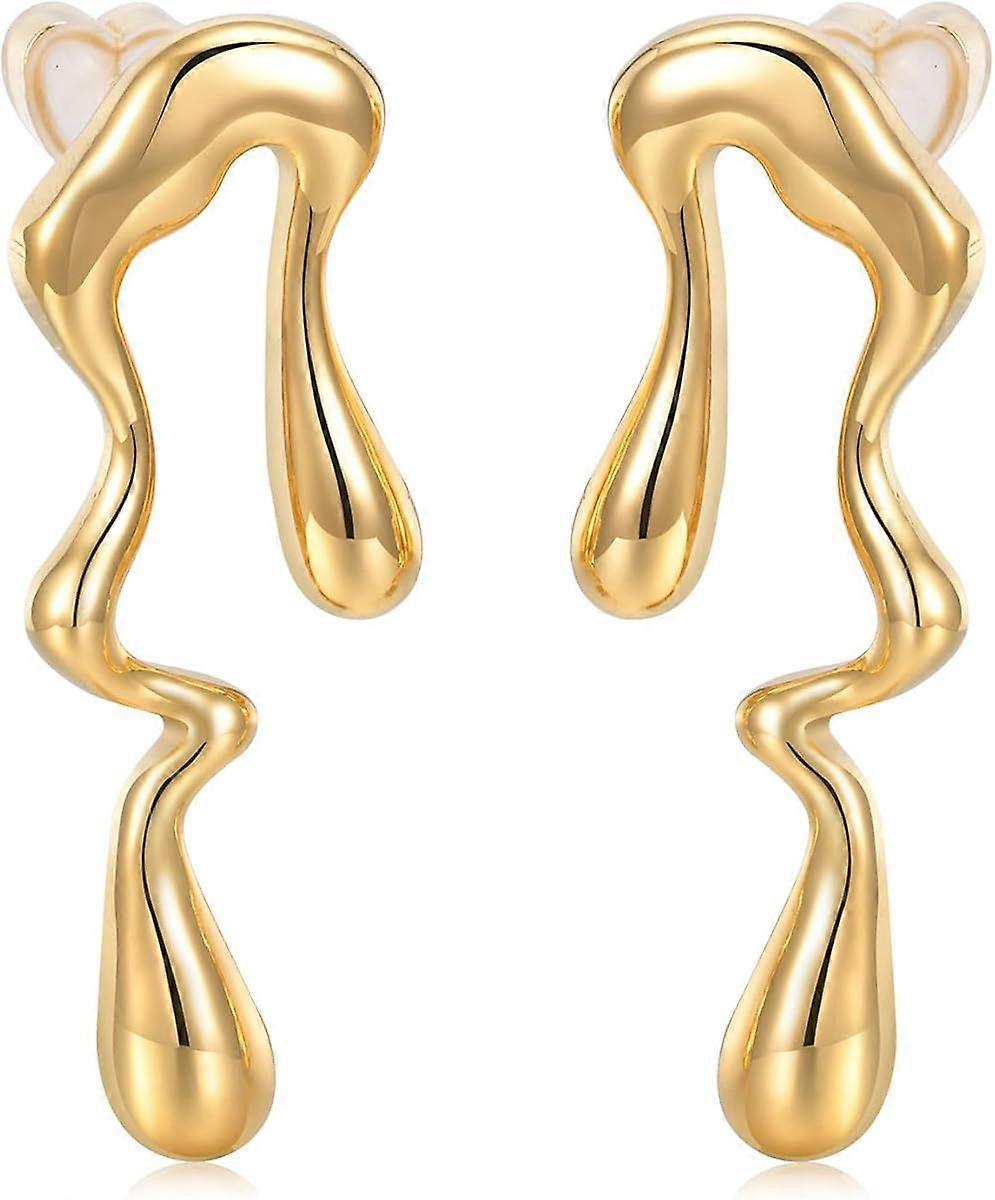 Women's Gold Studs Earrings
