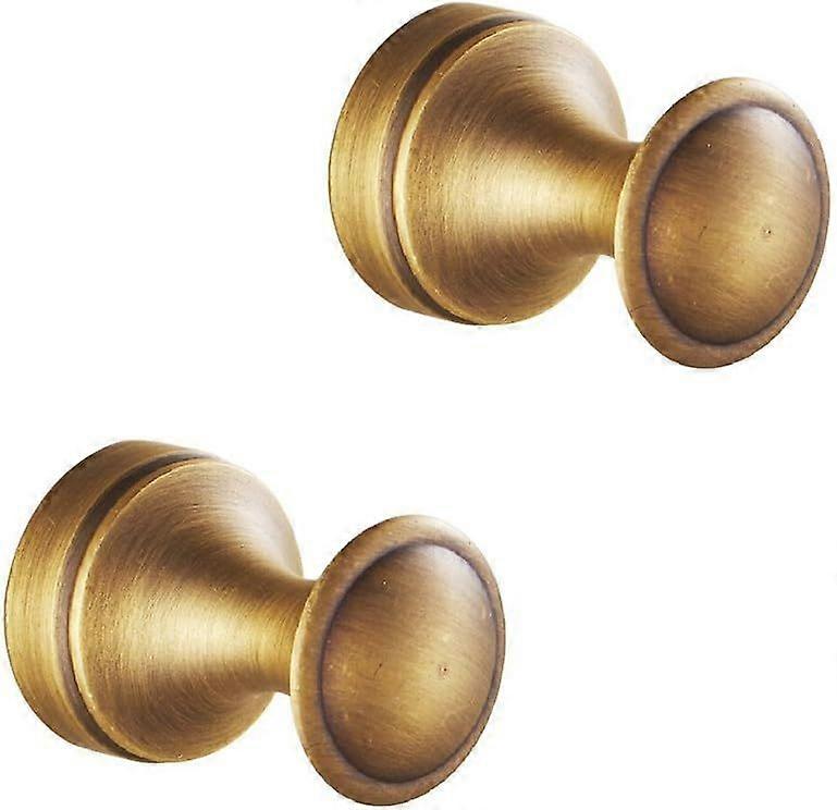 Retro Brass Hooks, 2 Pack Antique Brass