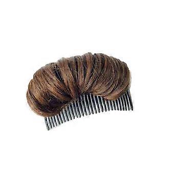 Haarstukje Topknot Fluffy Veilige Kunstmatige Vezel Stijlvolle Hoofddeksels voor Vrouwen QinHai