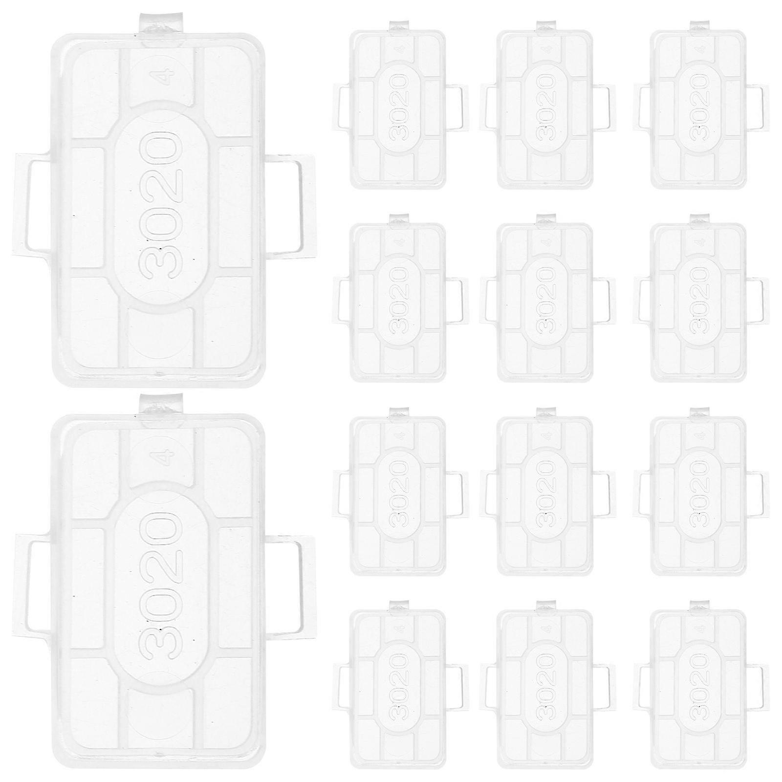 100pcs Cable Label Holder Plastic Cable Identification Case Wire Sign Name Holder