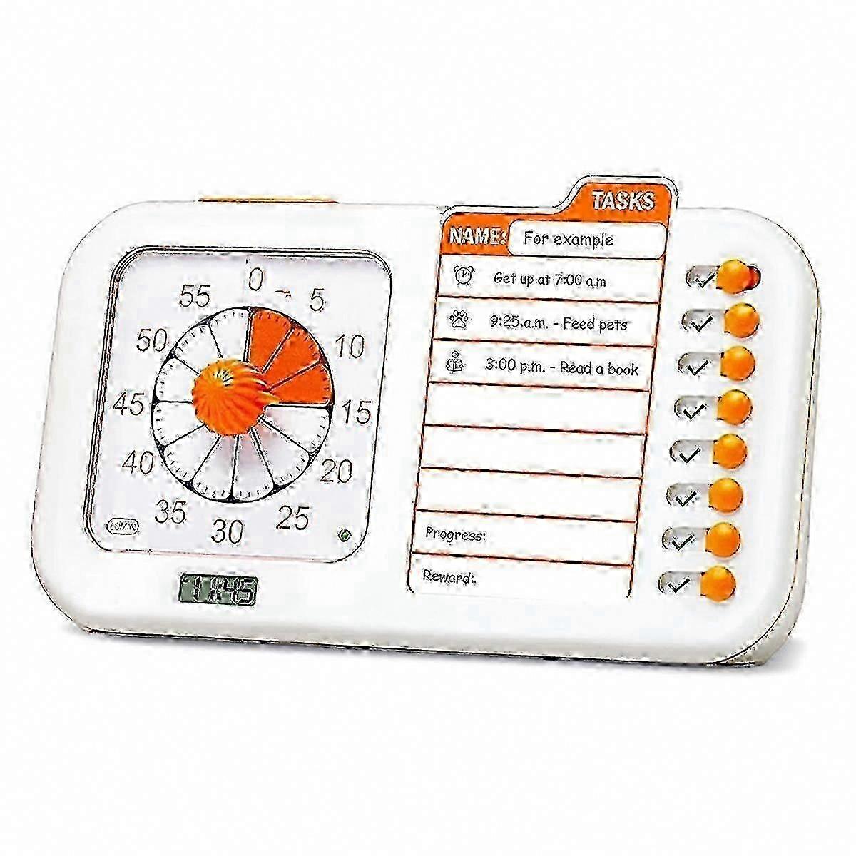 ADHD Visual Timer compatible with Kids & Adults with Planning Board, Task Timer, Chore Chart & Visual Schedule Planner