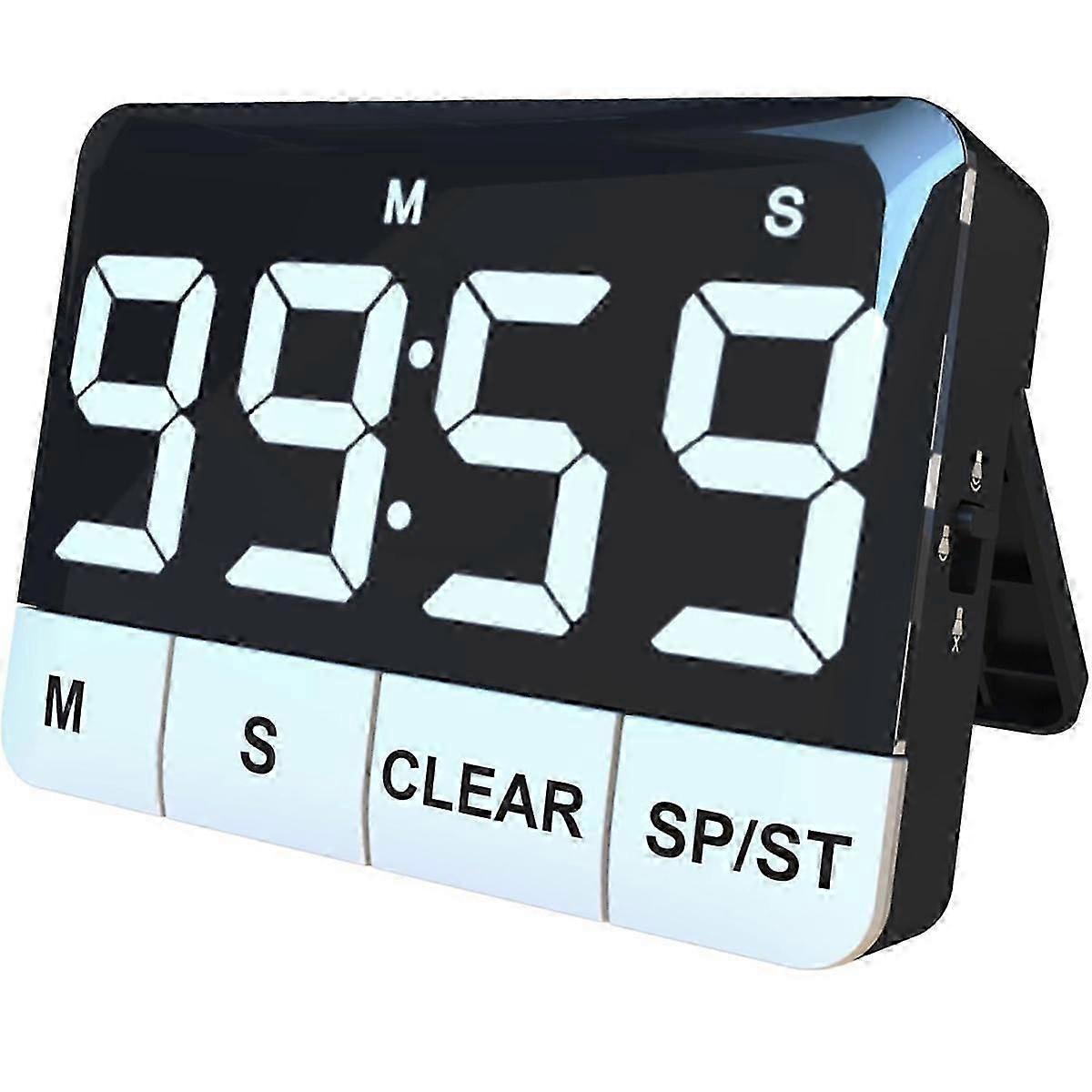 Kitchen , 120DB Loud Digital Kitchen Countdown with LED Display, Count UP Countdown Magnetic Countup
