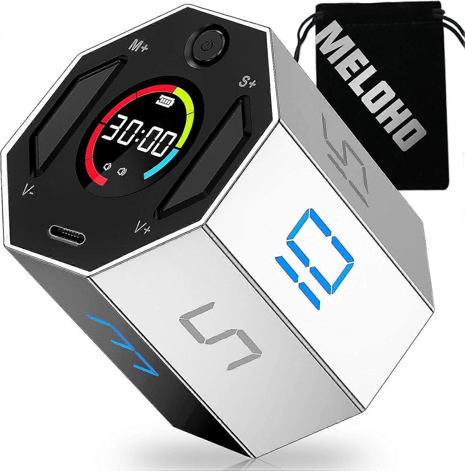 2025 Newest Pomodoro Technique Timer, Magnetic Visual Timer with Flip Countdown