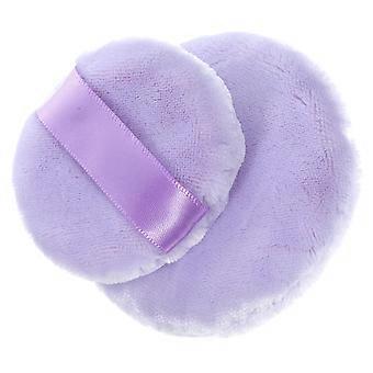 2 pcs Round Makeup Puffs Small Makeup Puff Portable Powder Puff Women Makeup Puffs