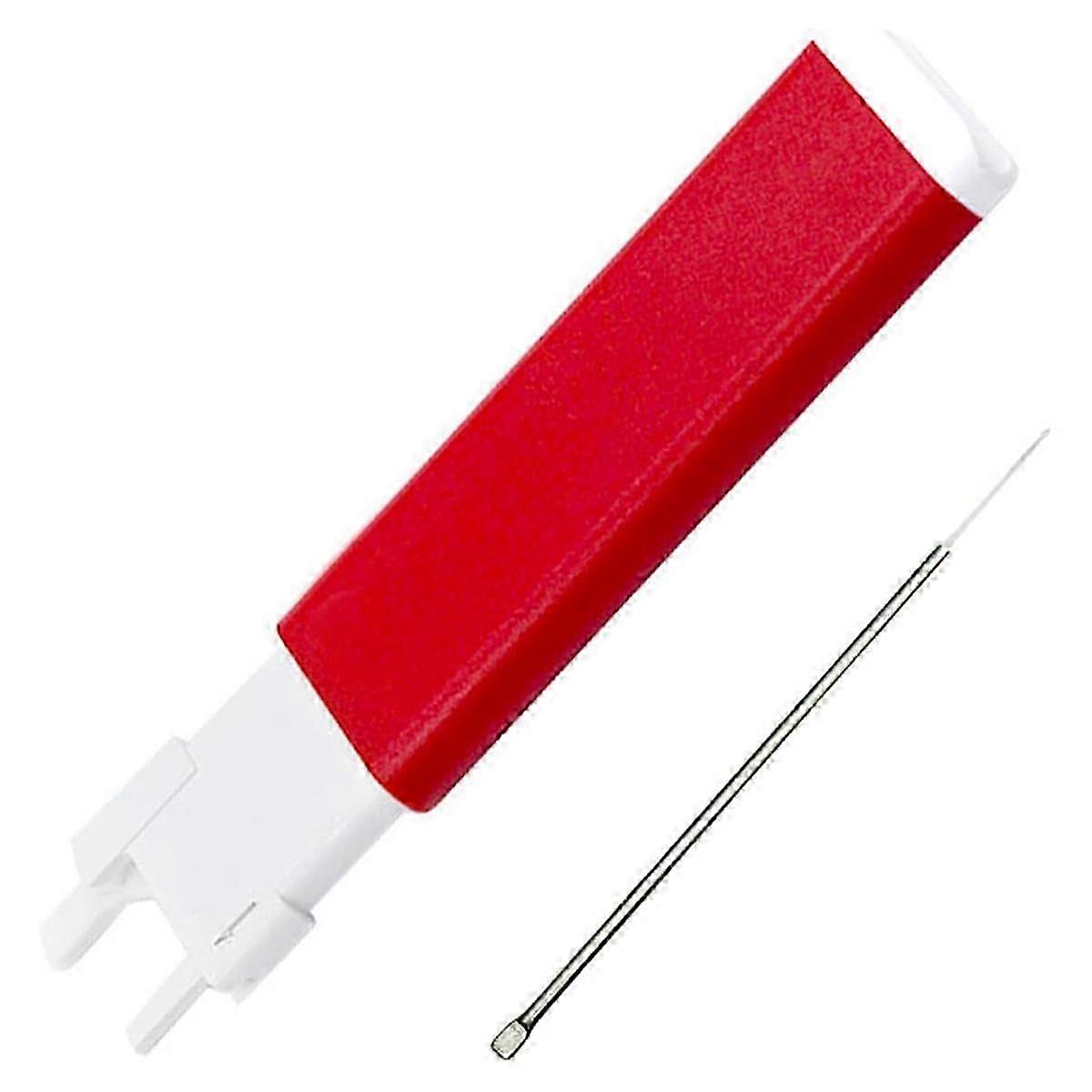 Sewing needle threader with quick insertion for industrial
