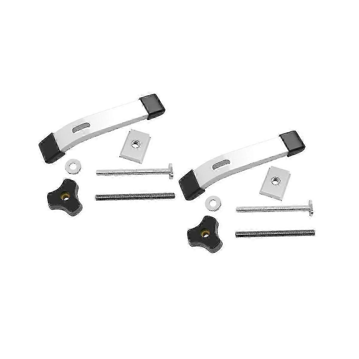 Two-piece T-nut Rail Clip Set, 8mm Thread, Quick Fixing, Suitable compatible with Woodworking Tools