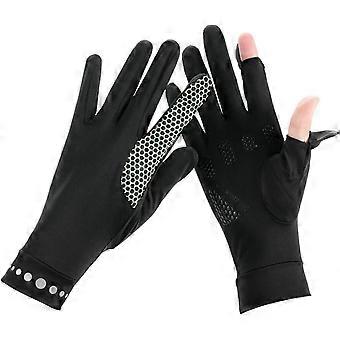 Cycling Gloves Men Anti-UV UPF50+ Driving Gloves Non-slip Military Tactical Touch Screen Gloves Motorcycle Sports Gloves 26-27