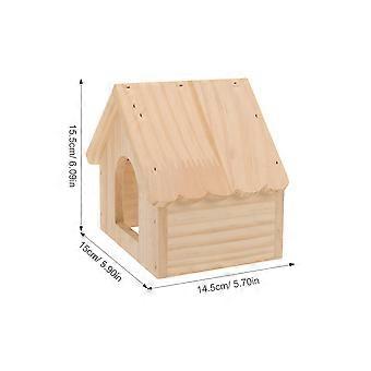 Wood Hamster Hideout for Activities with House