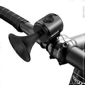 Elektronische Fahrradhupe, 120 dB laut, IPX4 wasserdicht, CR2032-Batterie, kompatibel mit Rennrädern und Mountainbikes