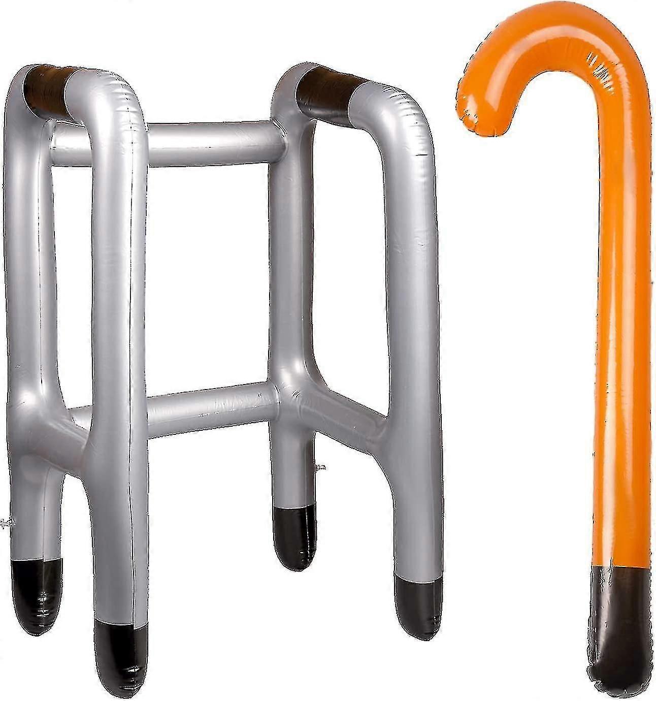 2 Pcs Inflatable Frame And Walking Stick Inflatable Frame Inflatable Walking