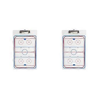 2X Ice Hockey Coaching Boards Training Equipment Referee Practice Board Football Coaching Boards