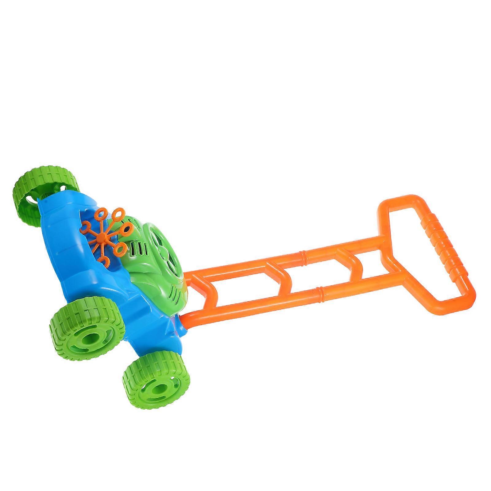 Bubble Machine for Playing 1Pcs Colorful Bubble Mower Push Toy