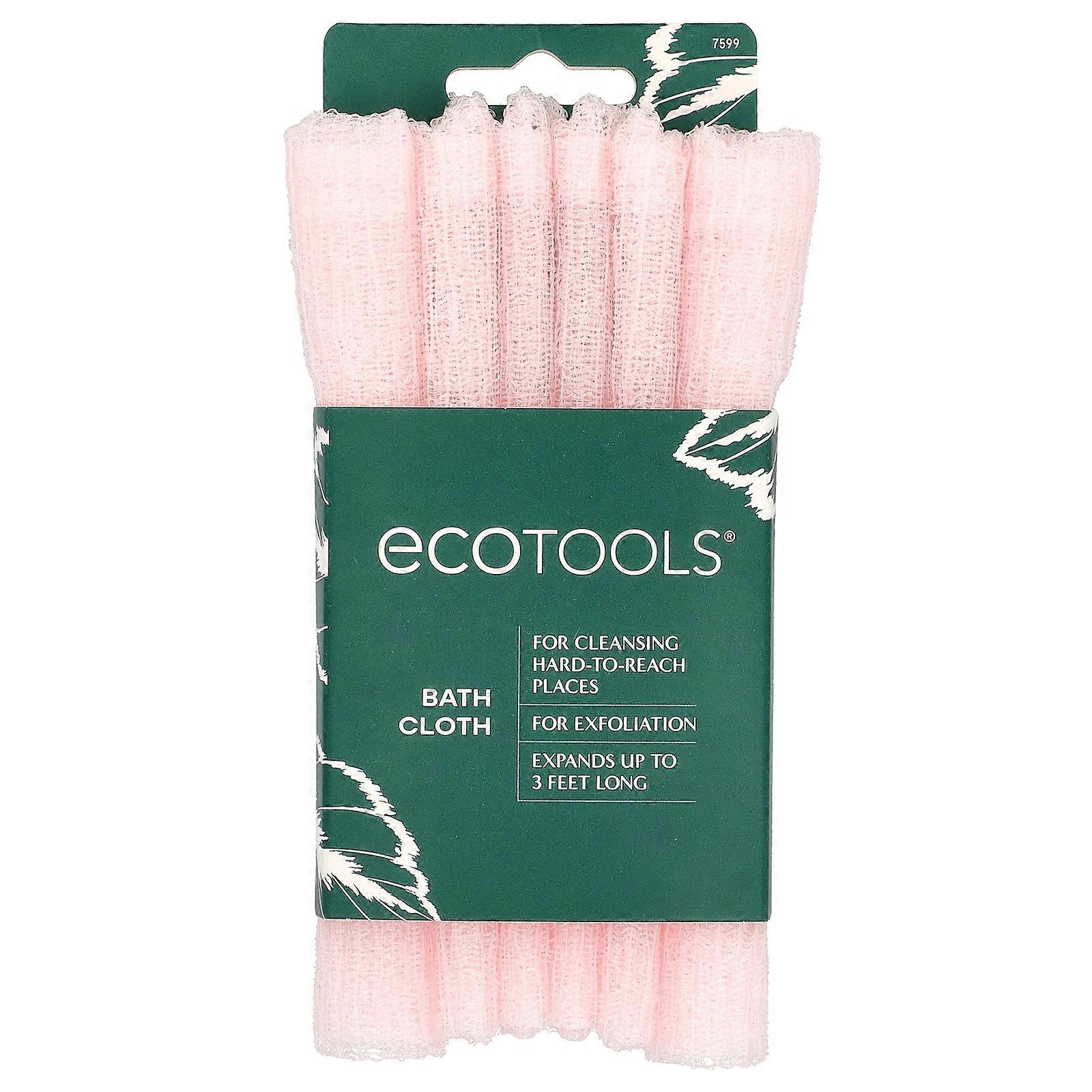 4 x EcoTools, Bath Cloth, Pink, 1 Cloth