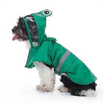 Hooded Waterproof Reflective Dog Rain Poncho