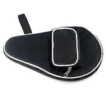 Table Tennis Bat Case with Oxford Cover Ball Storage - Blue