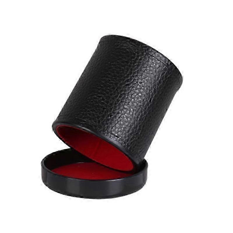 Quiet Stable PU Leather Dice Cup