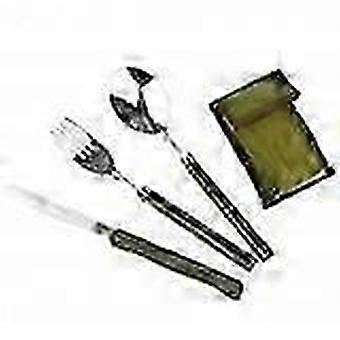 Portable Mini Tableware Set outdoor Tool Folding Cutlery Set with Spoon compatible withk Knives compatible with Camping