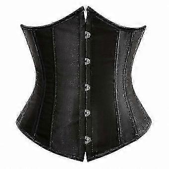 Waist Shaping Gothic Underbust Corset for Women - Plus Size Waist Trainer, Colors Black White Red Blue, Sizes S-6XL
