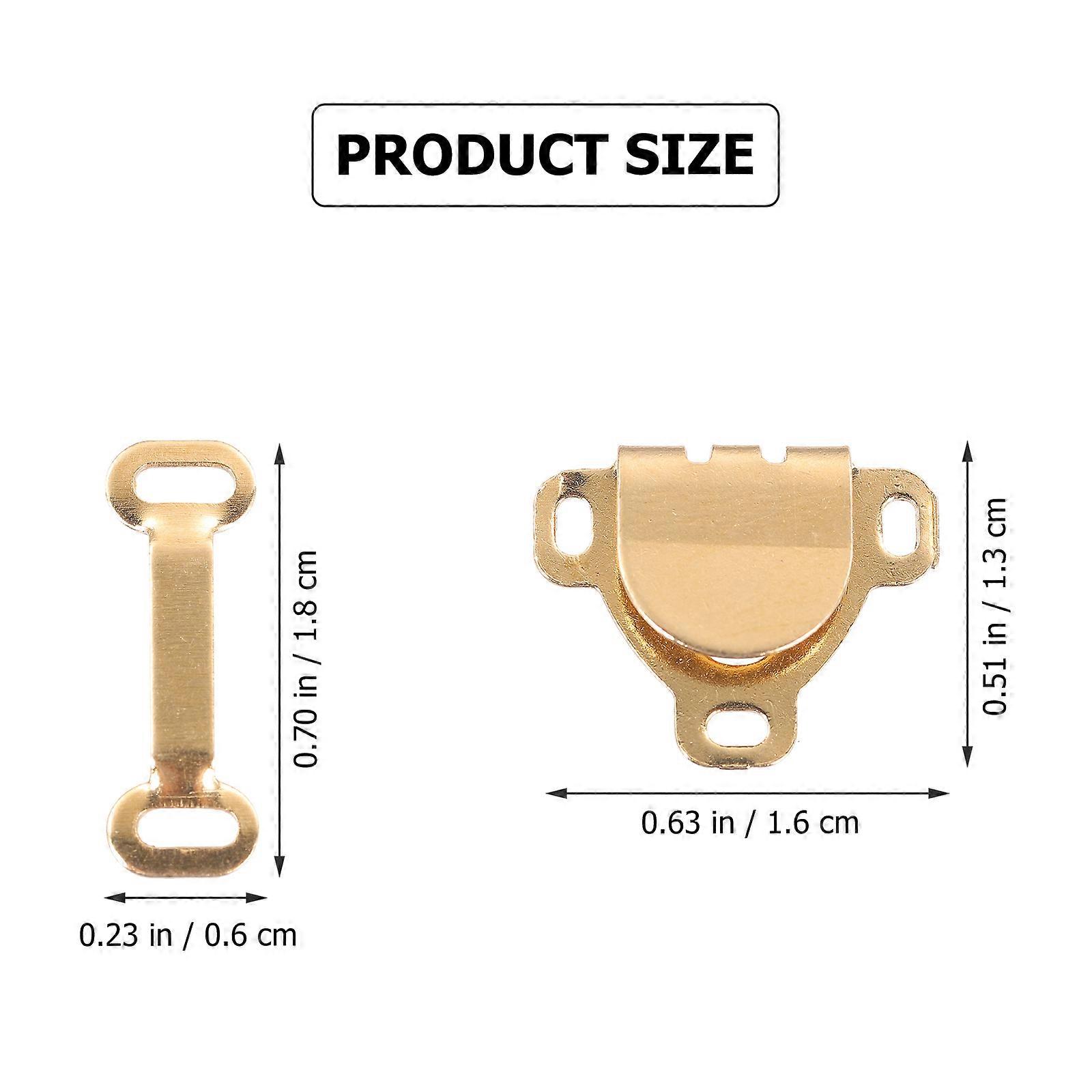 Skirt Hook Copper Set for Sewing Fixing 150Pcs Assorted Colors