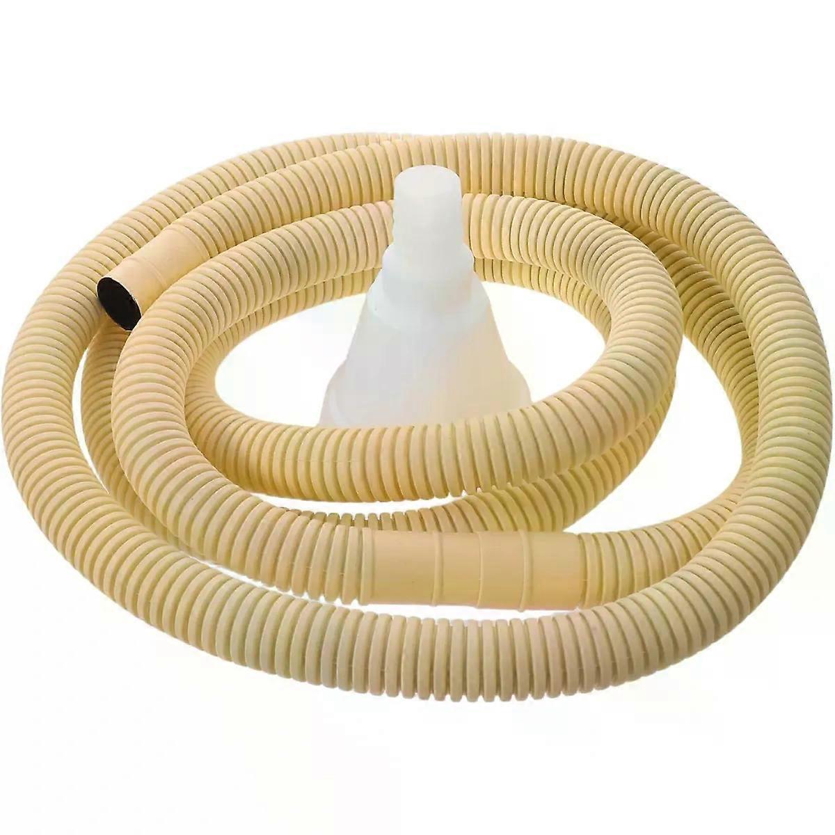 Drainage Hose with Water Outlet Funnel, Bendable Plastic