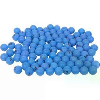 100pcs Numbered Bingo Balls 1-100 Plastic Raffle Set for Draws