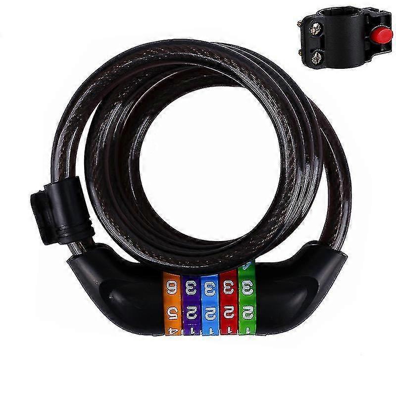 Children's Security Bicycle Lock, Colourful Combination Lock