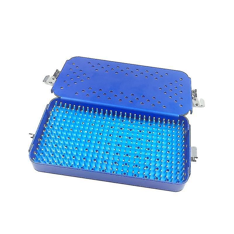 Single Layer Silicone Sterilization Tray Box Case Tools Disinfection Box Autoclavable Box Eye Instru