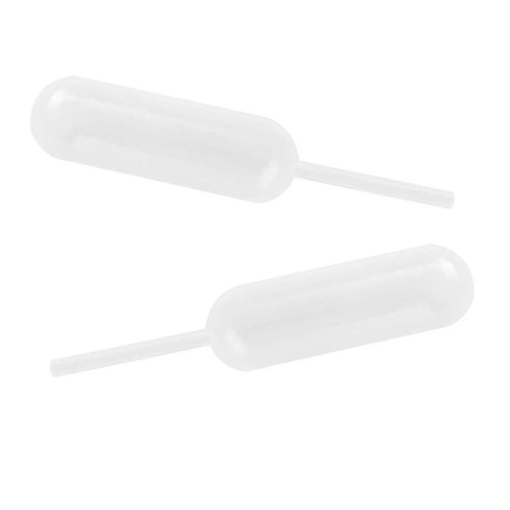4ml Clear Ice Cream Transfer Pipette Squeeze Dropper Cupcake Cream Straws (50 Pieces)