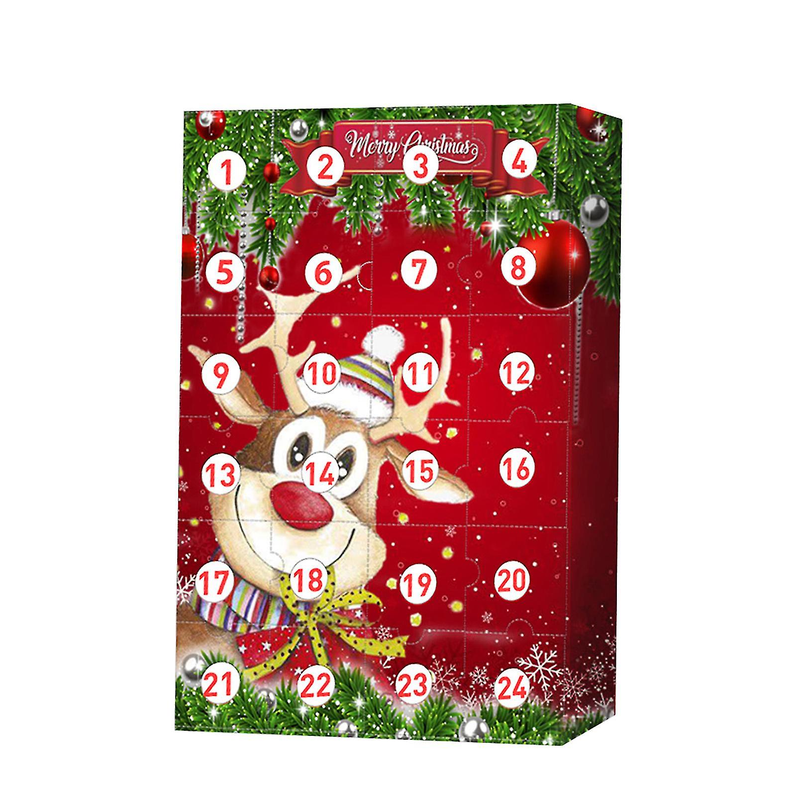 Jouluhirven joulukalenteri 2022 Se, jossa on 24 pientä ovea ja