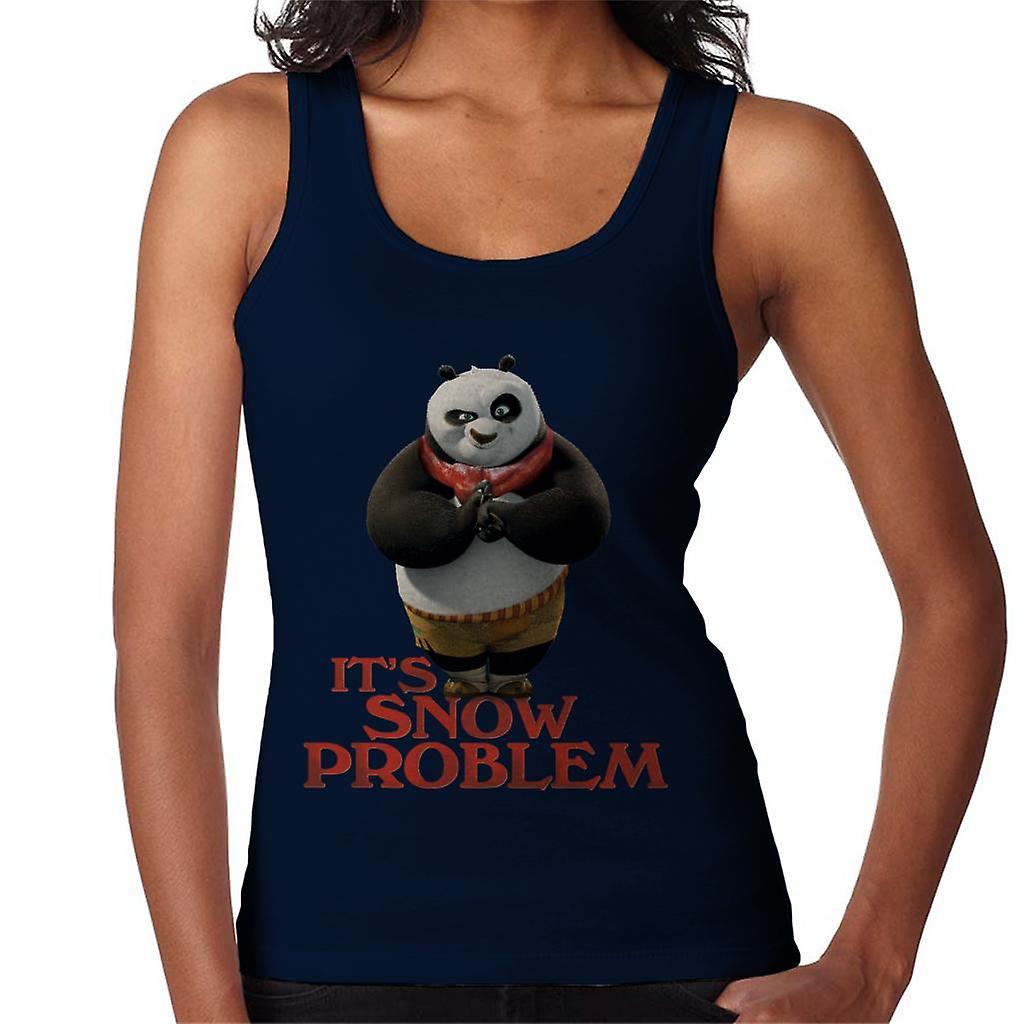 Kung Fu Panda Christmas It's Snow Problem Women's Vest