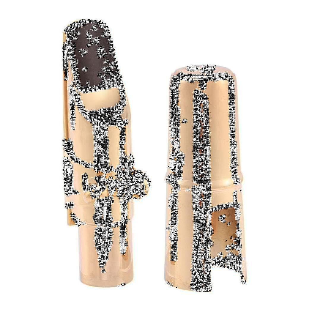 金萨克斯吹嘴带帽和连字乐器零件