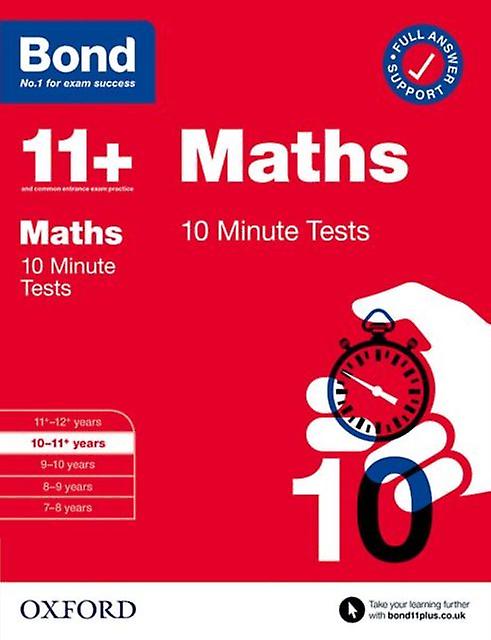 Bond 11 10 Minute Tests Maths 1011 Years For 11 Gl Assessment And Entrance Exams by Bond 11 Paperback