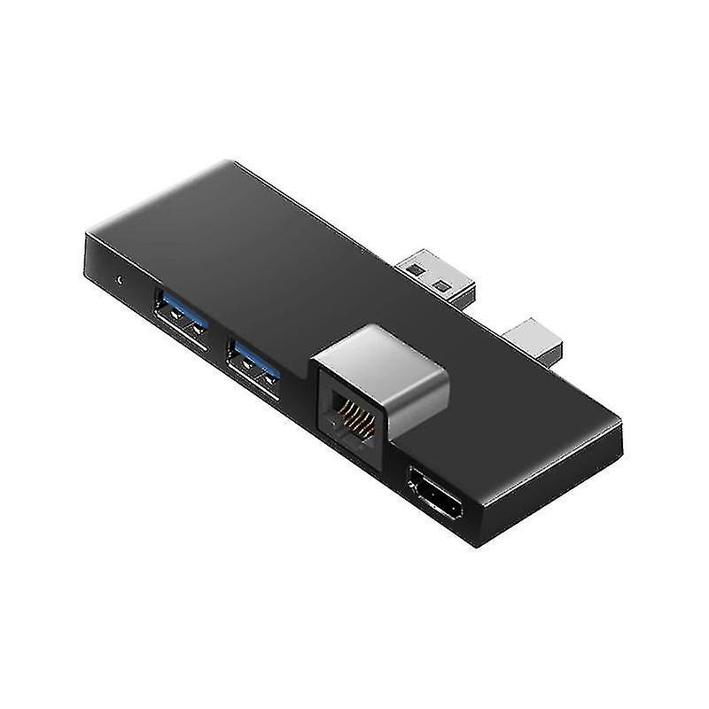 For Surface Pro 4 5 6 Docking Station Hub With 4k -compatible Tf Card Reader Gigabit Ethernet 2 Usb