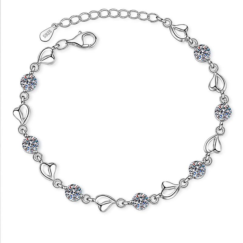 925 Sterling Silver Moissanite Bracelet