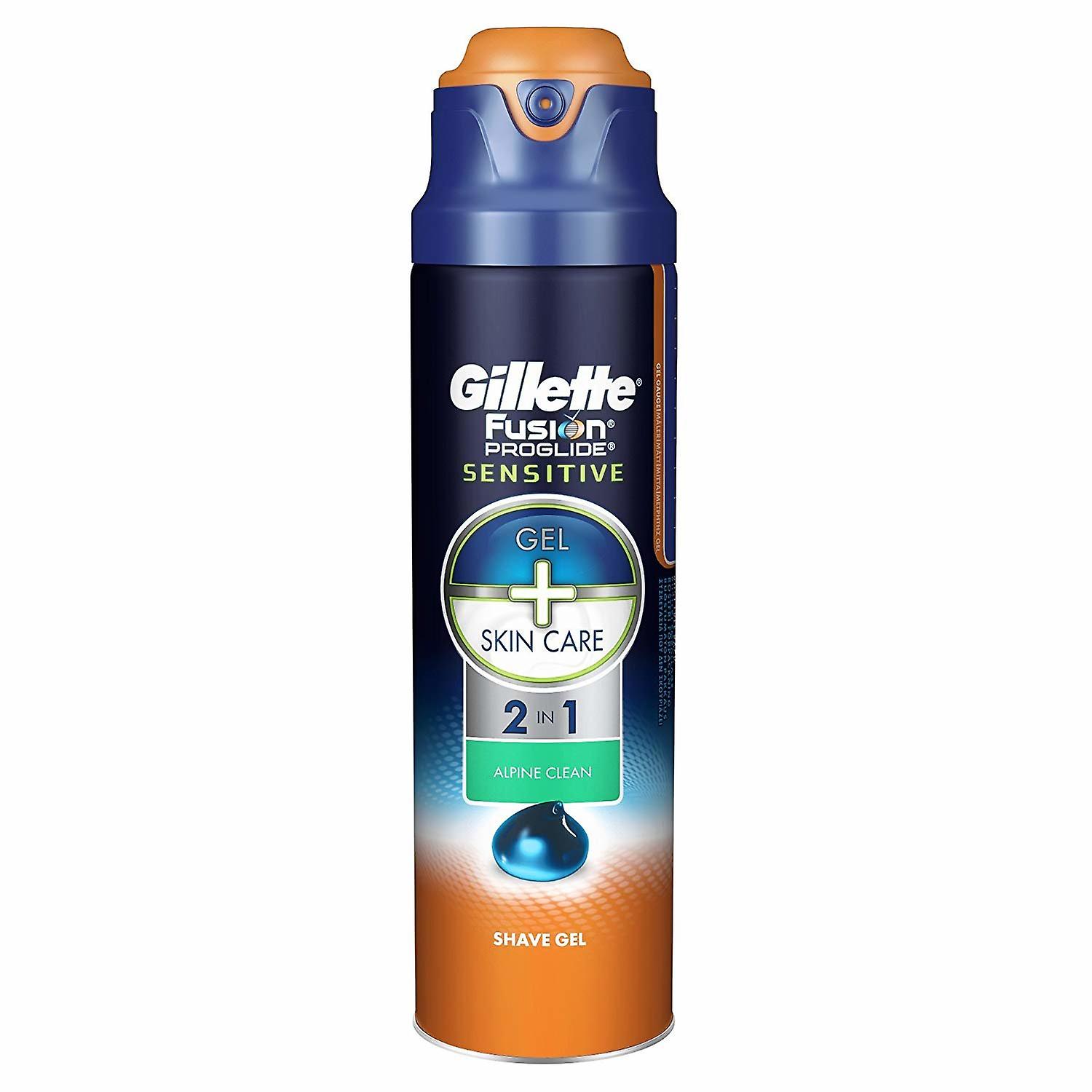 Gillette Fusion Proglide Sensitive Shave Gel Alpine Clean 170ml